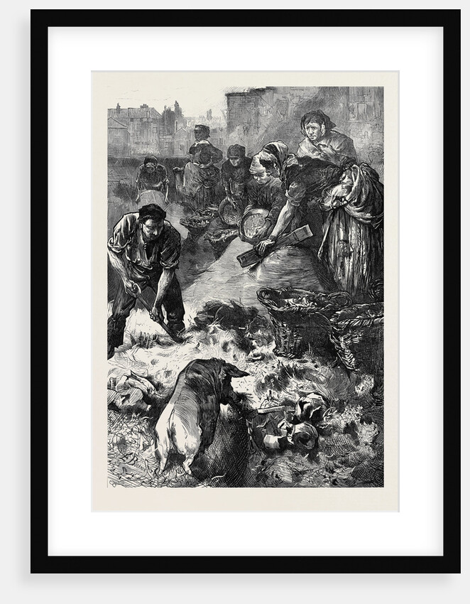 A London Dust Yard 1873 by Anonymous