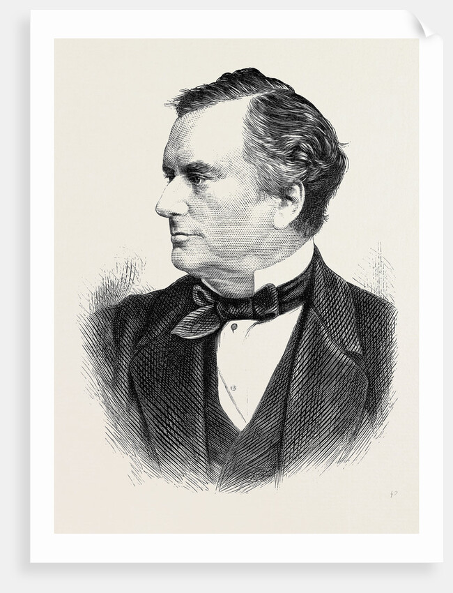 Sir J. Cordy Burrows Late Mayor of Brighton 1873 by Anonymous