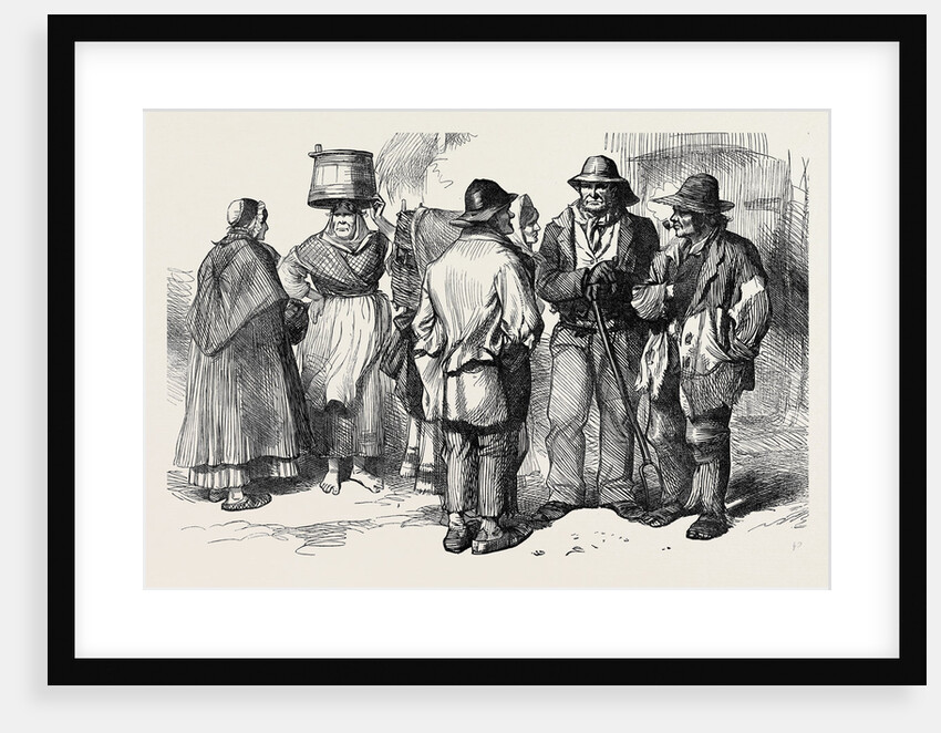 Men and Women of the Claddagh Galway 1873 by Anonymous