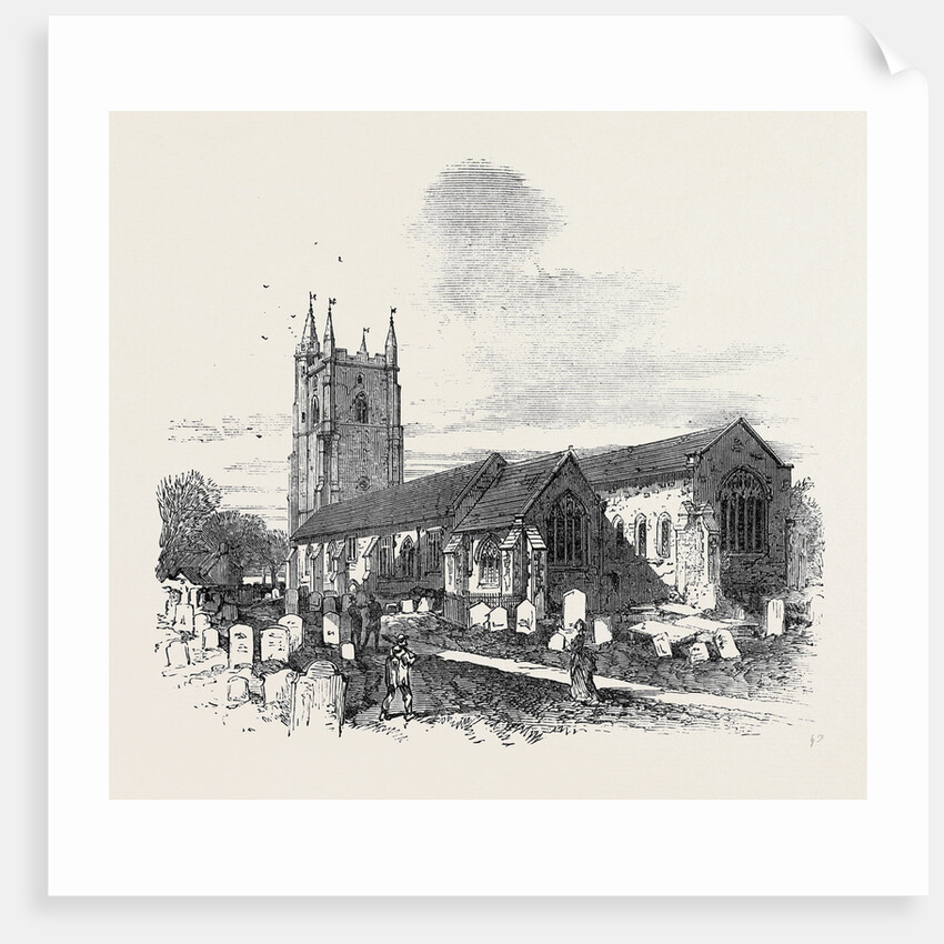 The Disaster at Dungeness: Lydd Church 1873 by Anonymous