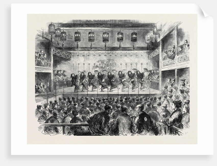 A Japanese Ballet at the Theatre of Kyoto 1873 by Anonymous