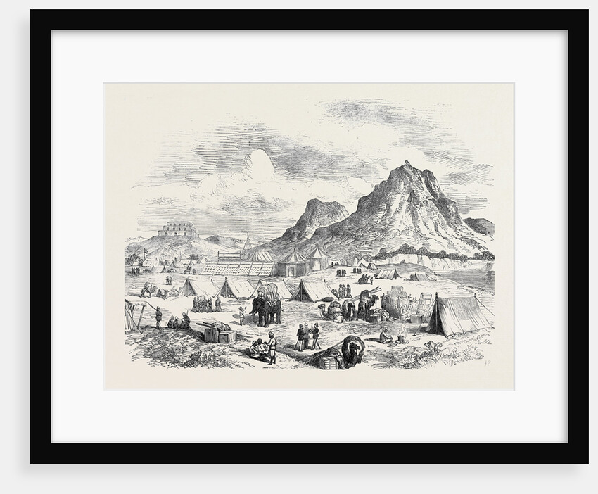 The Army in India: Camp of Exercise at Hassan Abdul 1873 by Anonymous