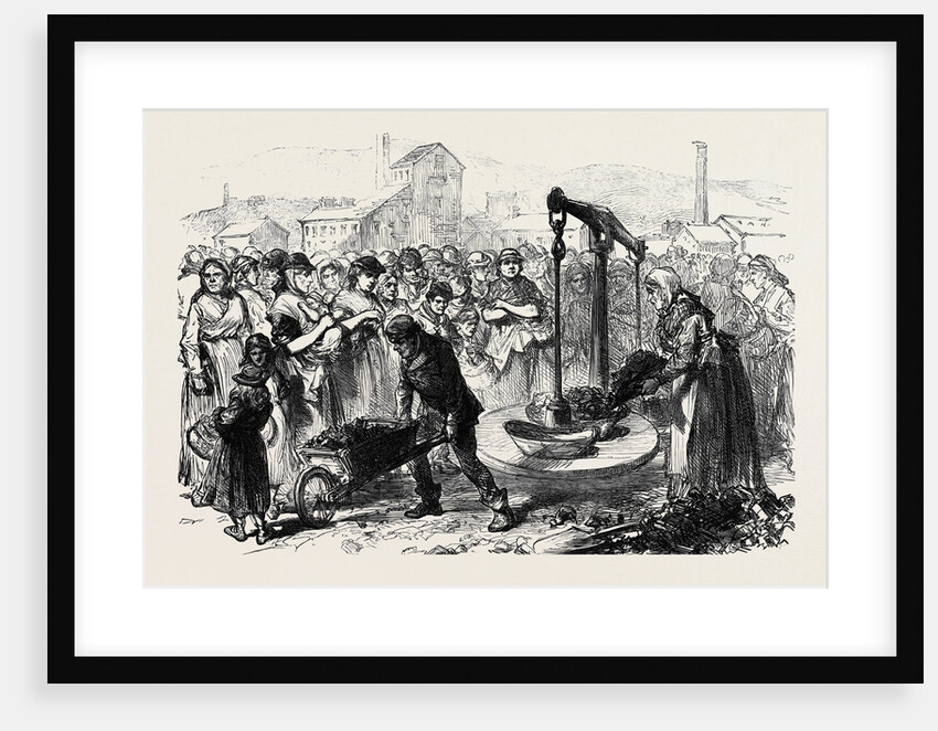 The Strike in South Wales: Coal Famine at Merthyr a Penn'Orth of Coals 1873 by Anonymous