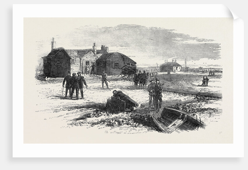 The Disaster in the Channel: The Chief Boatman's House First Battery Dungeness 1873 by Anonymous
