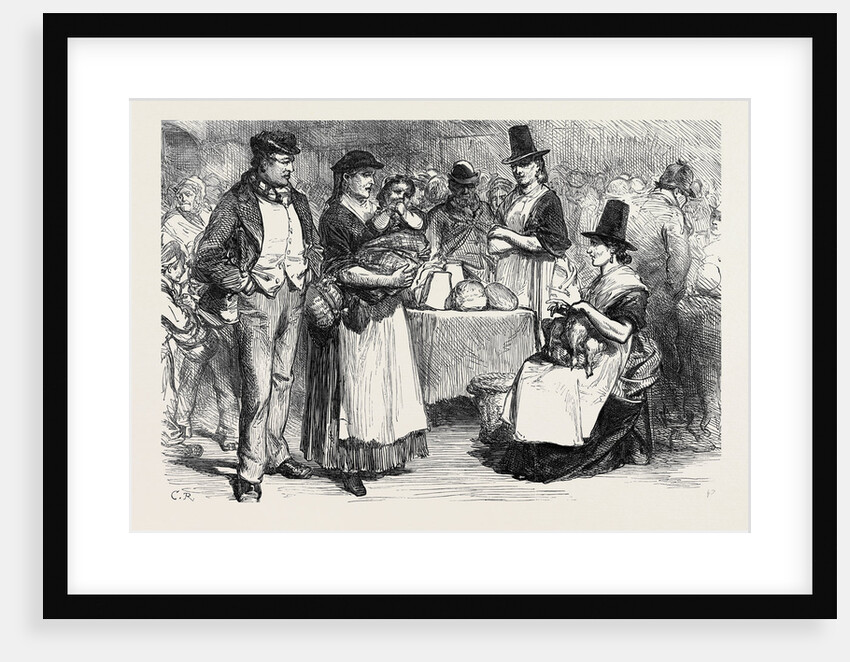The Strike in South Wales: The Colliers' Saturday Night 1873 by Anonymous