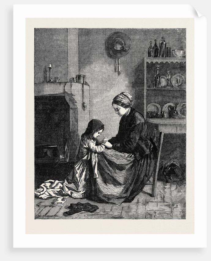 The Prayer, from the Exhibition of Pictures by Modern Artists of the French School by Anonymous