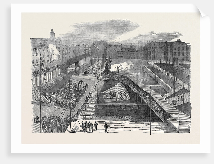 The Prince of Wales Laying the Foundation Stone of Covent Garden Theatre December 31 1808 by Anonymous