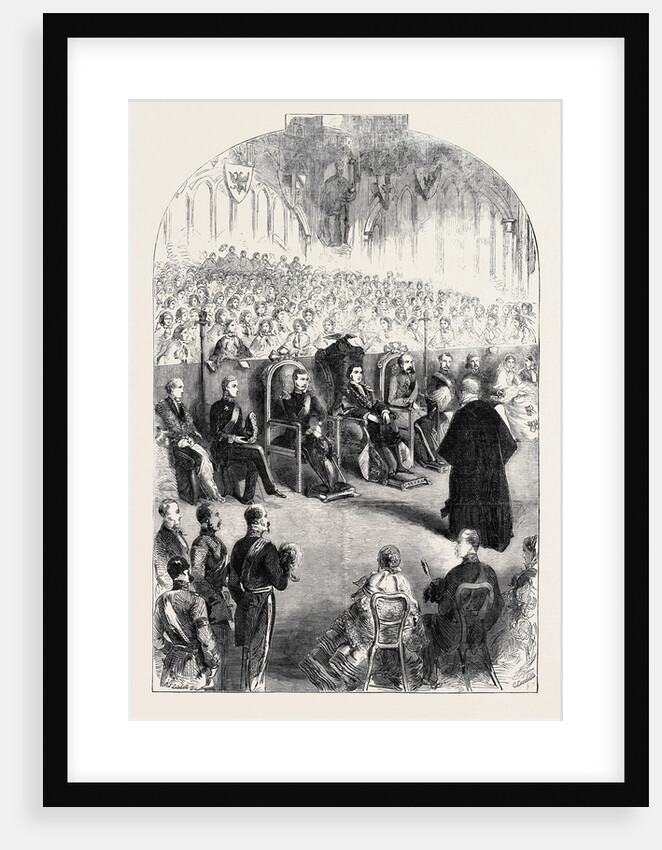Presentation of the Freedom of the City of London to Prince Frederick William of Prussia in the Guildhall by Anonymous