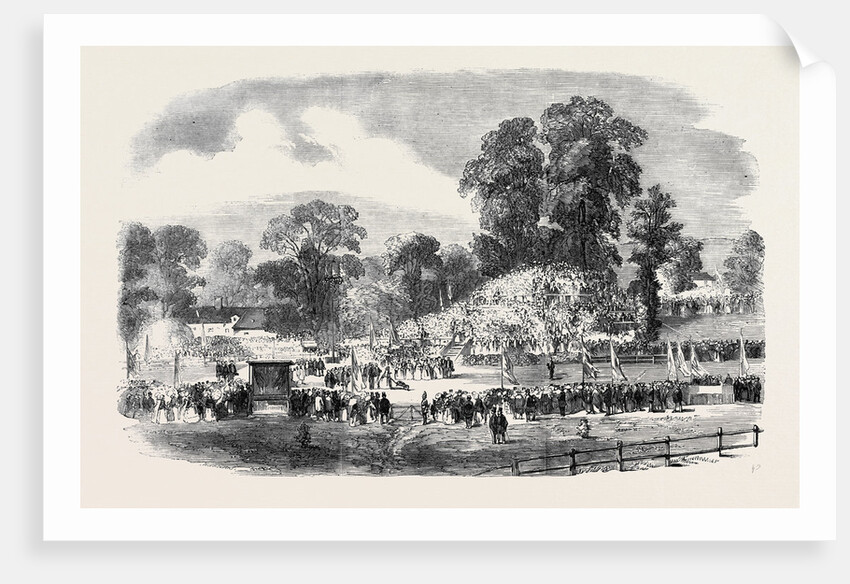 Commencement of the Oswestry and Newtown Railway by Anonymous