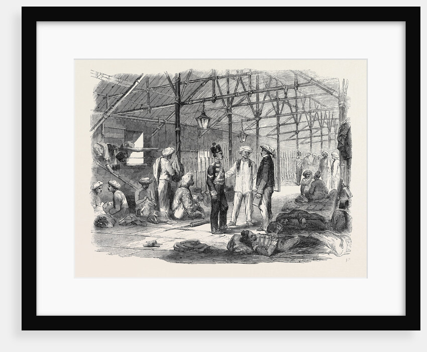 Interior of a Mat Shed in Hong Kong by Anonymous