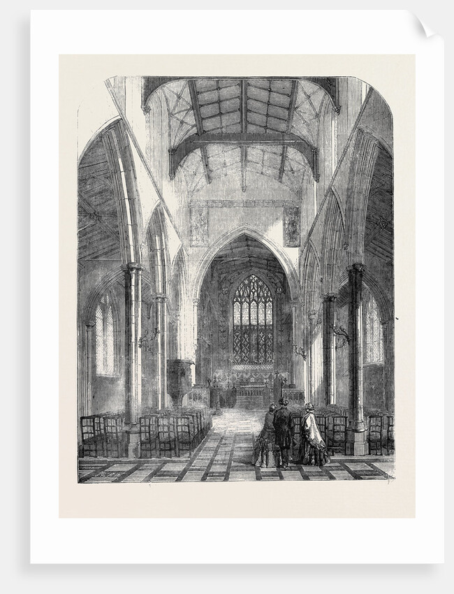 The Church of St. Peter Restored at Sudbury. by Anonymous