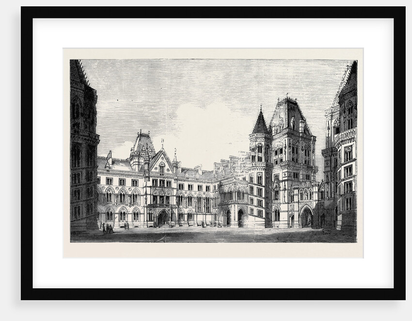 The New Government Offices: Third Prize Design for the Foreign Department (George Gilbert Scott F.S.A. Architect): Premium £300 by Anonymous