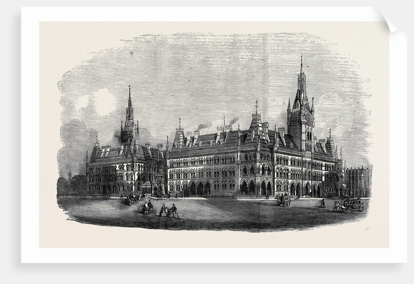 The New Government Offices: Fourth Prize Design for the War Office (Messrs. Pritchard and Seddon Architects): Premium £200 by Anonymous