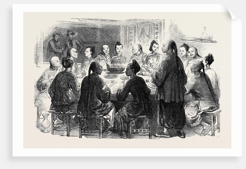 Chow-Chow (Chinese Supper) at Hong Kong by Anonymous
