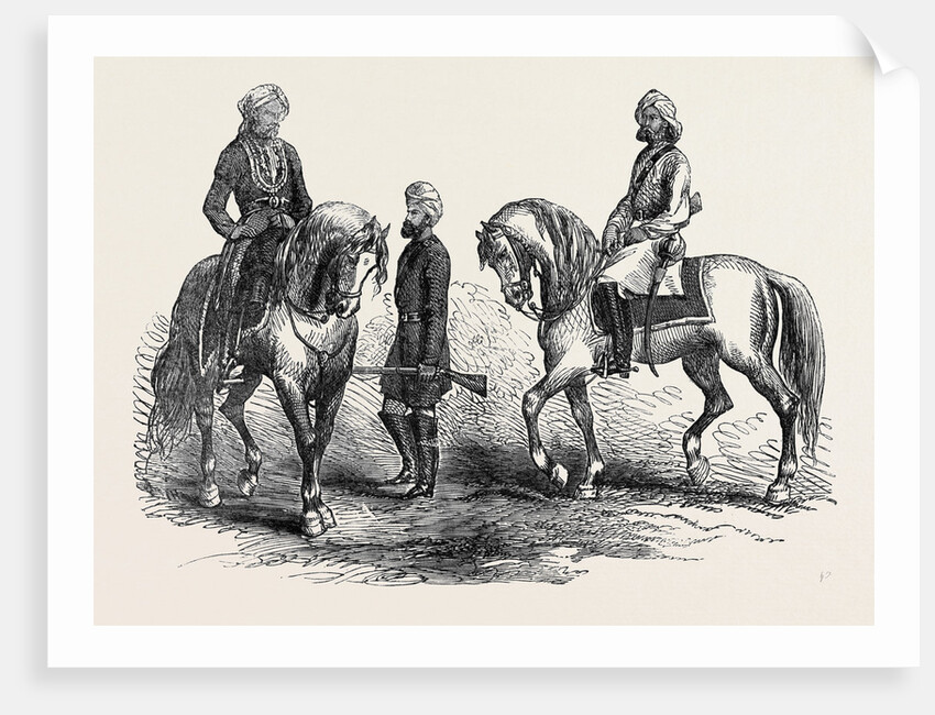 Affghan Native Officer 5th P.C. Sikh Trooper 5th P.C. by Anonymous