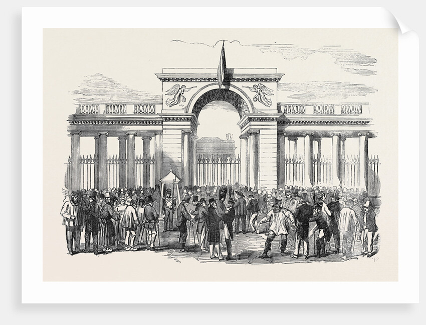 Distribution of the St. Helena Medal to the Old Soldiers of the Empire at Paris by Anonymous
