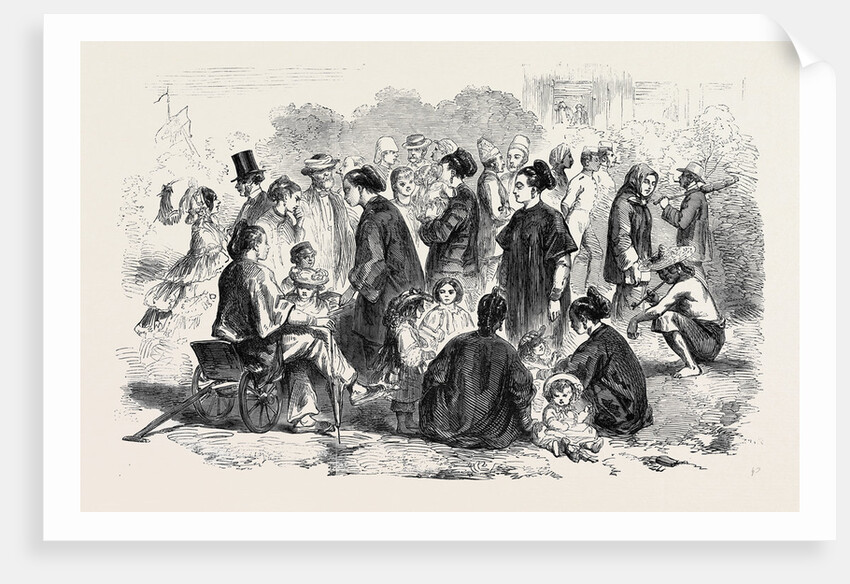 Chinese Nursemaids on the Parade Ground Hong Kong by Anonymous