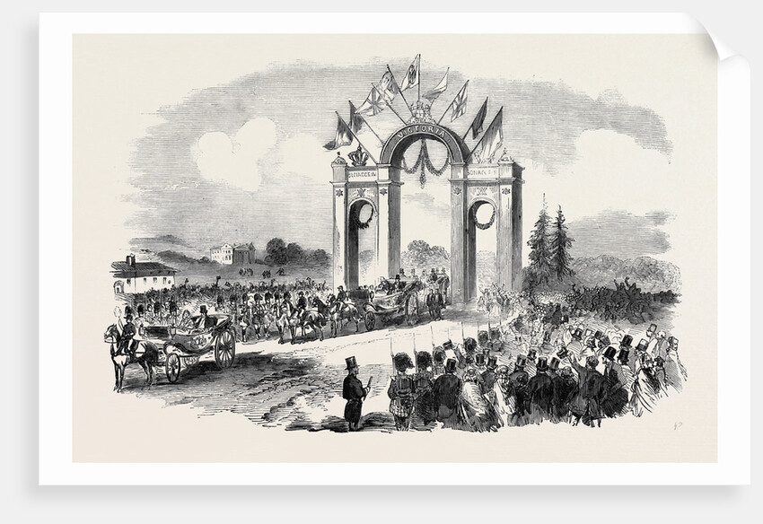 Her Majesty's Return: The Queen Receiving the Keys of the City of Aberdeen by Anonymous