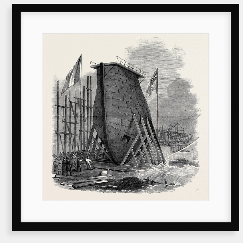 Large New Caisson for the East and West India Dock Company by Anonymous