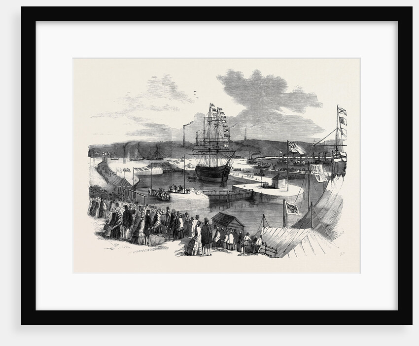 Opening of the Northumberland Dock at Newcastle-on-Tyne by Anonymous