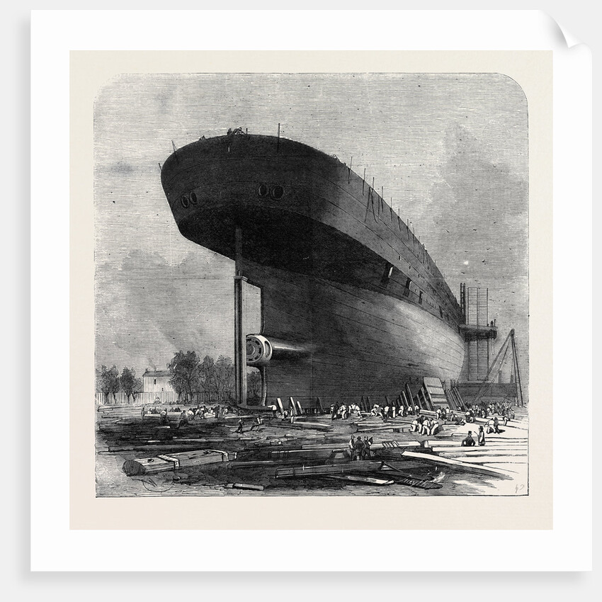 The Leviathan (Great Eastern) Steamship: Stern and Boss for the Blades of the Screw by Anonymous