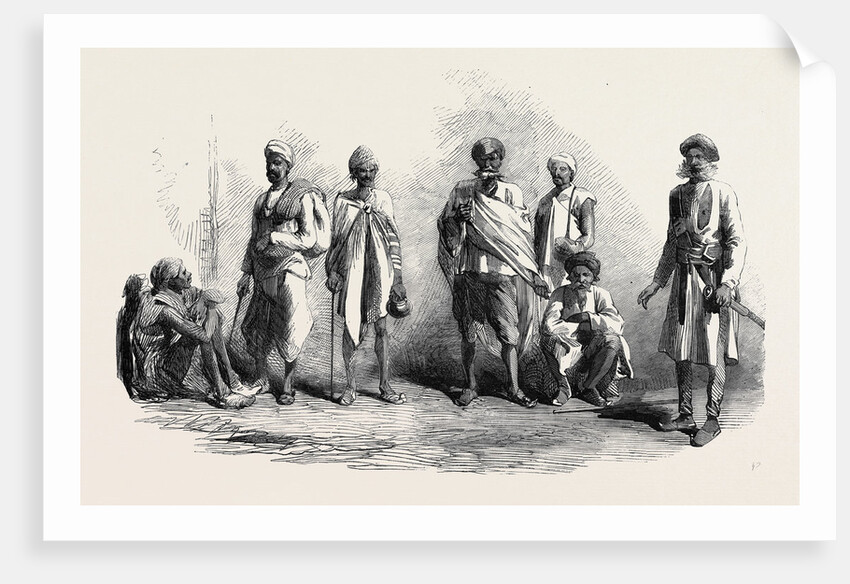Hindoo Thugs and Poisoners from a Drawing by Mr. W. Carpenter Jun. by Anonymous