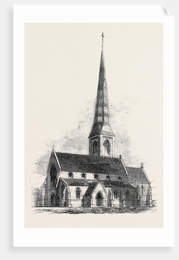 New Church at Powerscourt Wicklow by Anonymous
