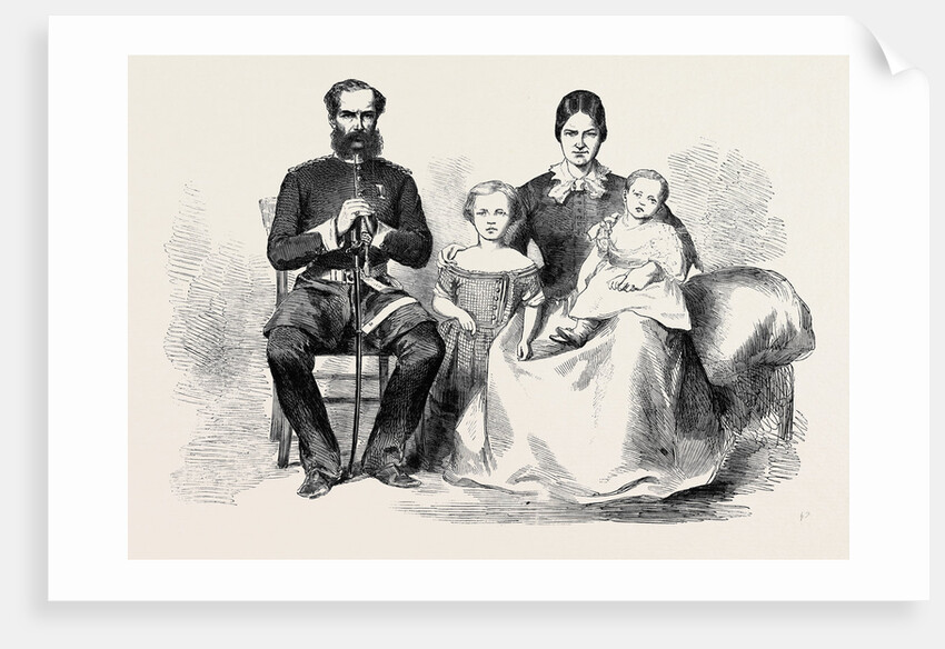 Colonel Inglis the Commandant at Lucknow and Mrs. Inglis and Family by Anonymous