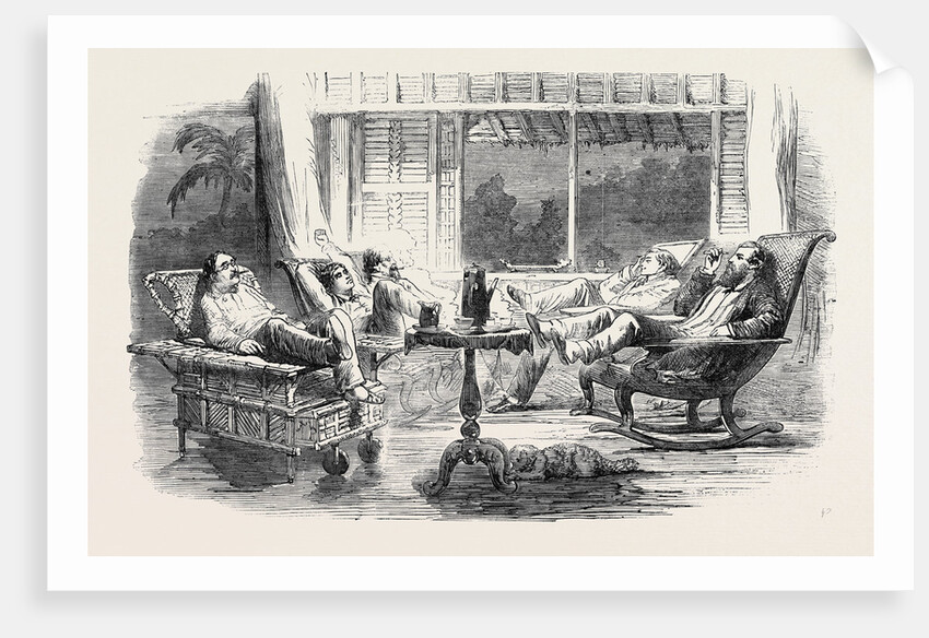 A Postprandial Scene at Manilla. by Anonymous