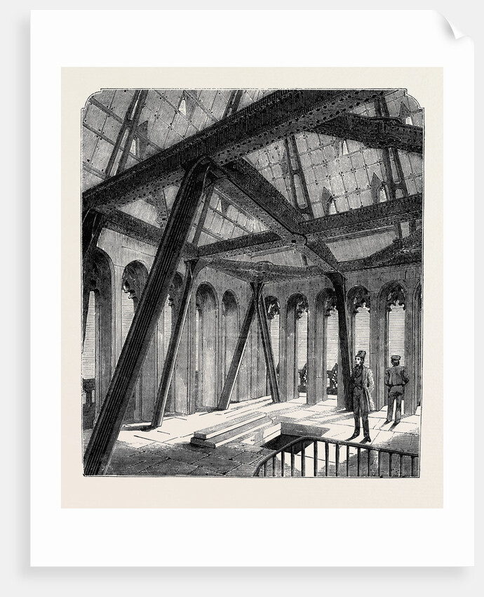 Belfry in the Clock Tower of the New Houses of Parliament by Anonymous