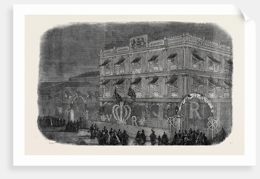 The Residence of Sir Jamsetjee Jeejeebhoy at Bombay by Anonymous