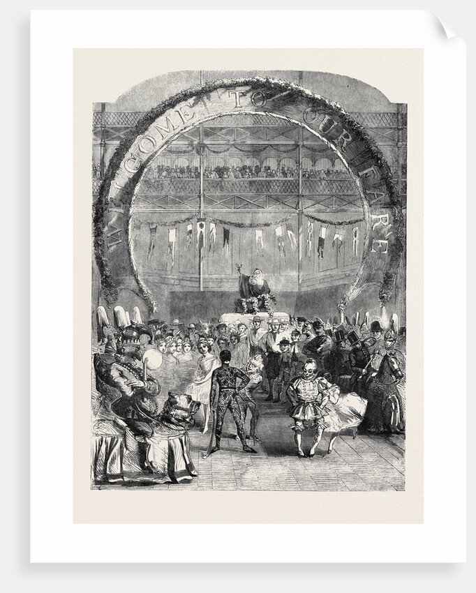 Old Father Christmas Attended by a Motley Group Under the Direction of the Lord of Misrule by Anonymous