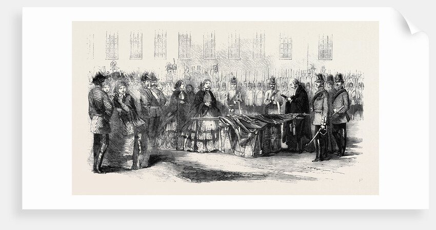 Presentation of Colours to the 14th Regiment by the Countess of Eglinton by Anonymous