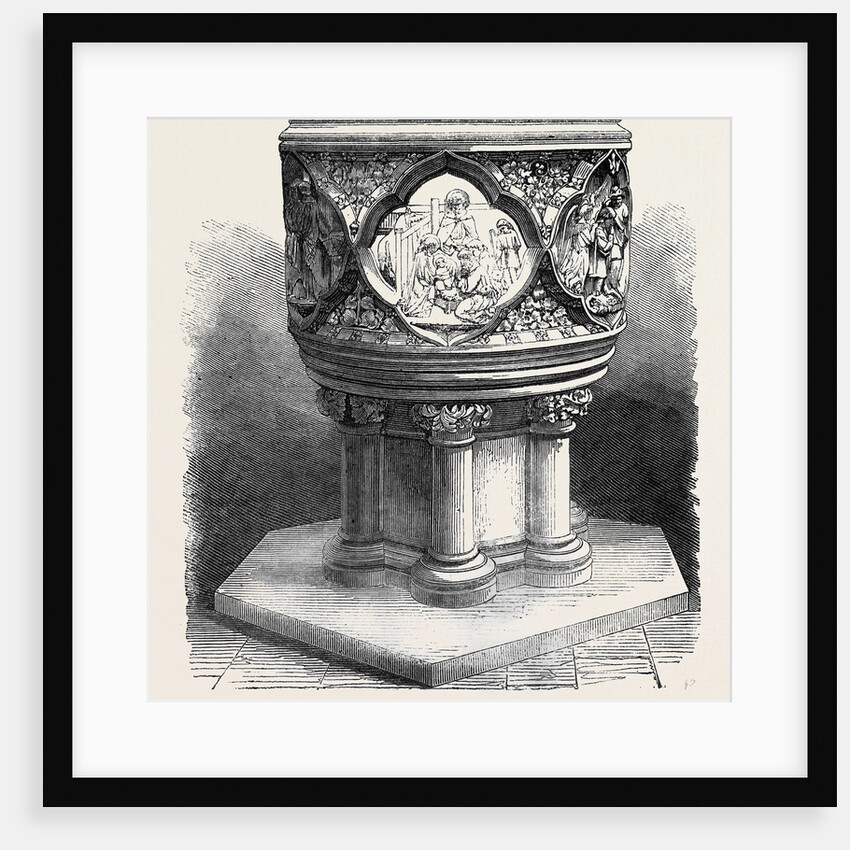 The Font in the New Episcopal Church at Dunkeld by Anonymous
