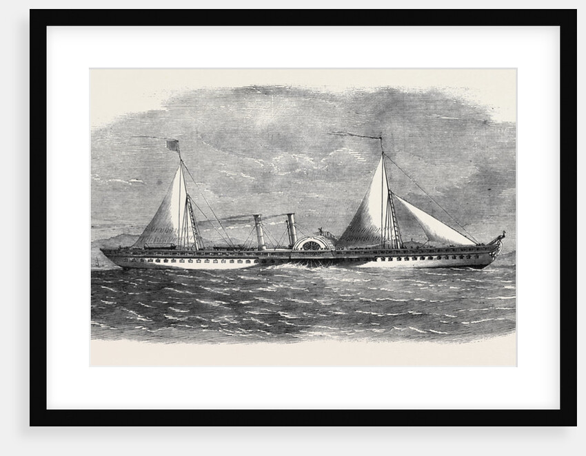 Steam Pleasure Yacht for the King of Ava by Anonymous