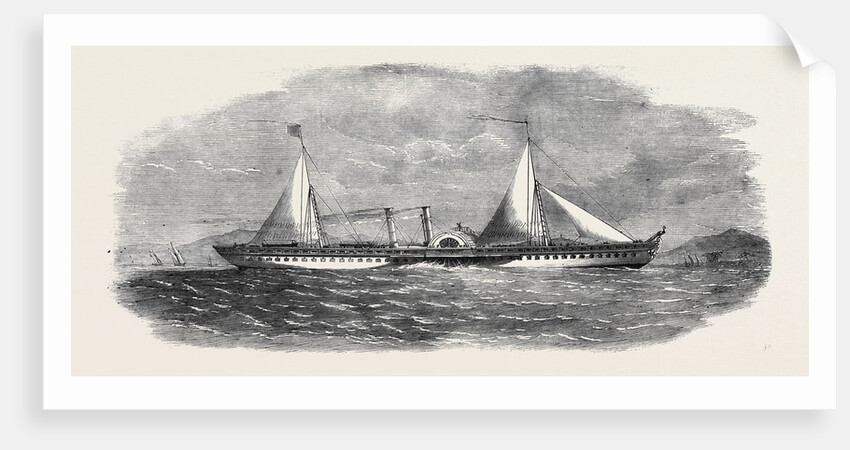 Steam Pleasure Yacht for the King of Ava by Anonymous