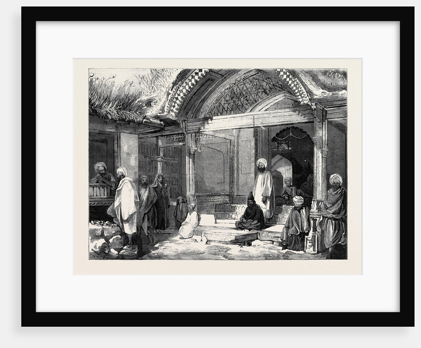Entrance to a Mosque Islamabad Cashmere from a Drawing by Mr. W. Carpenter Jun. by Anonymous