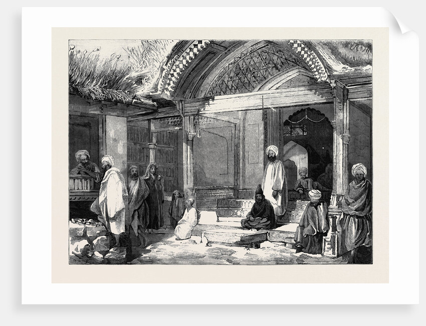 Entrance to a Mosque Islamabad Cashmere from a Drawing by Mr. W. Carpenter Jun. by Anonymous