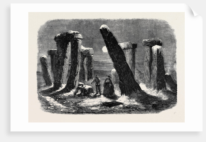 Stonehenge by Moonlight from the New Drama the Borgia Ring at the Adelphi Theatre by Anonymous