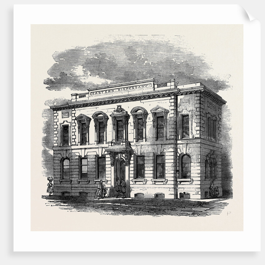 The Eastern Dispensary in Leman Street Goodman's Fields by Anonymous