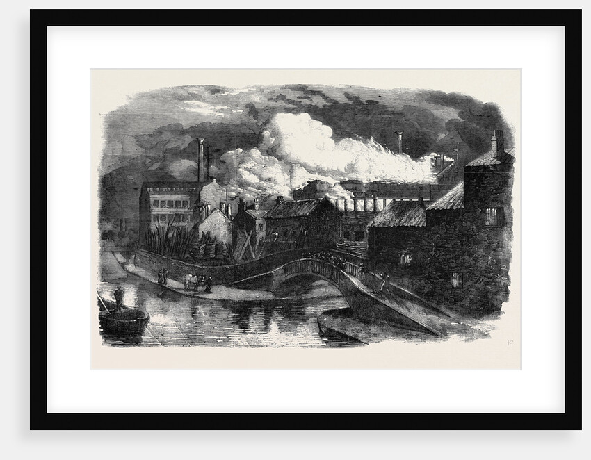 Destruction by Fire of Messrs. Hine and Mundella's Hosiery Factory at Nottingham by Anonymous