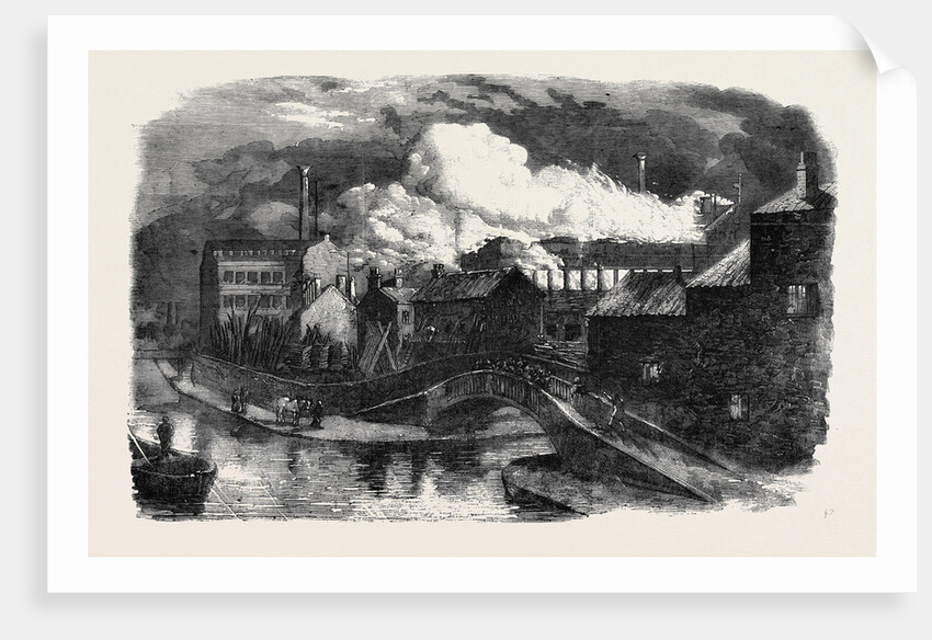 Destruction by Fire of Messrs. Hine and Mundella's Hosiery Factory at Nottingham by Anonymous