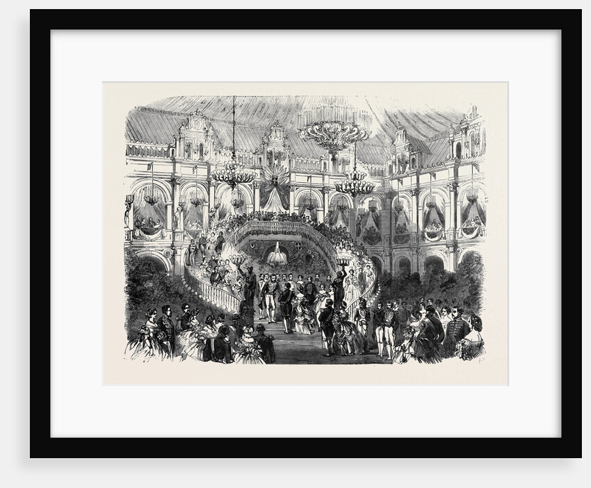 The Prince and Princess Napoleon at the Hotel De Ville: Reception of Their Royal Highnesses at the Court of Louis Xiv by Anonymous