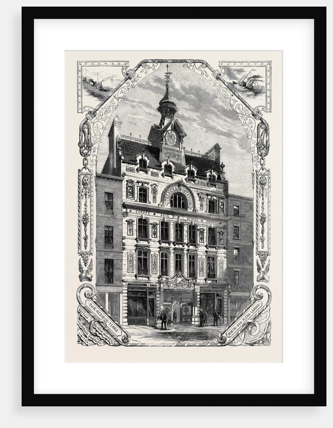 The British and Irish Magnetic Telegraph Company's Offices Threadneedle Street by Anonymous