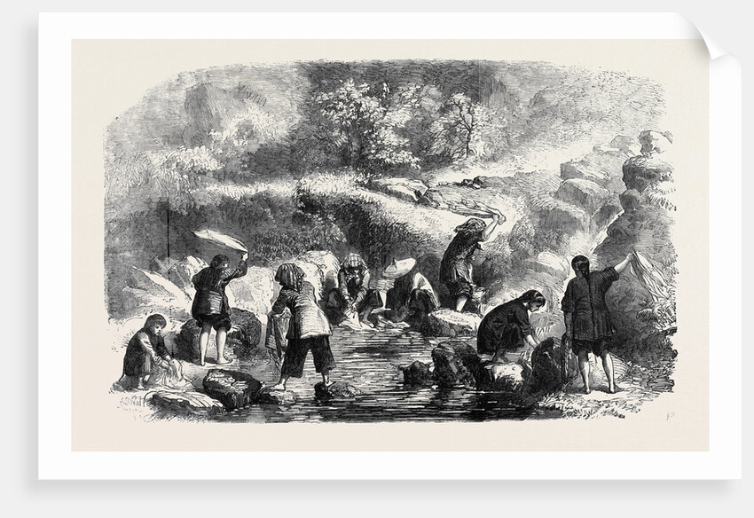 Washing Linen China by Anonymous