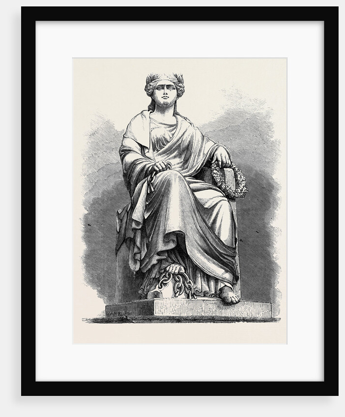 Statue of the Liberty of the Press by Geefs by Anonymous