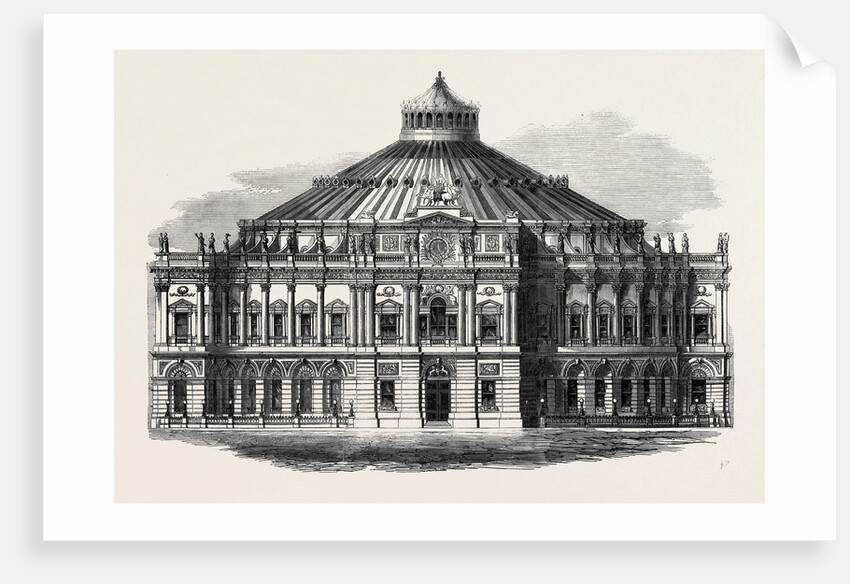 Prize Design for a Circus for Equestrian Performances by Anonymous