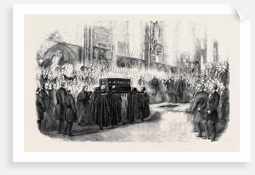 Reinterment of John Hunter's Remains in Westminster Abbey by Anonymous