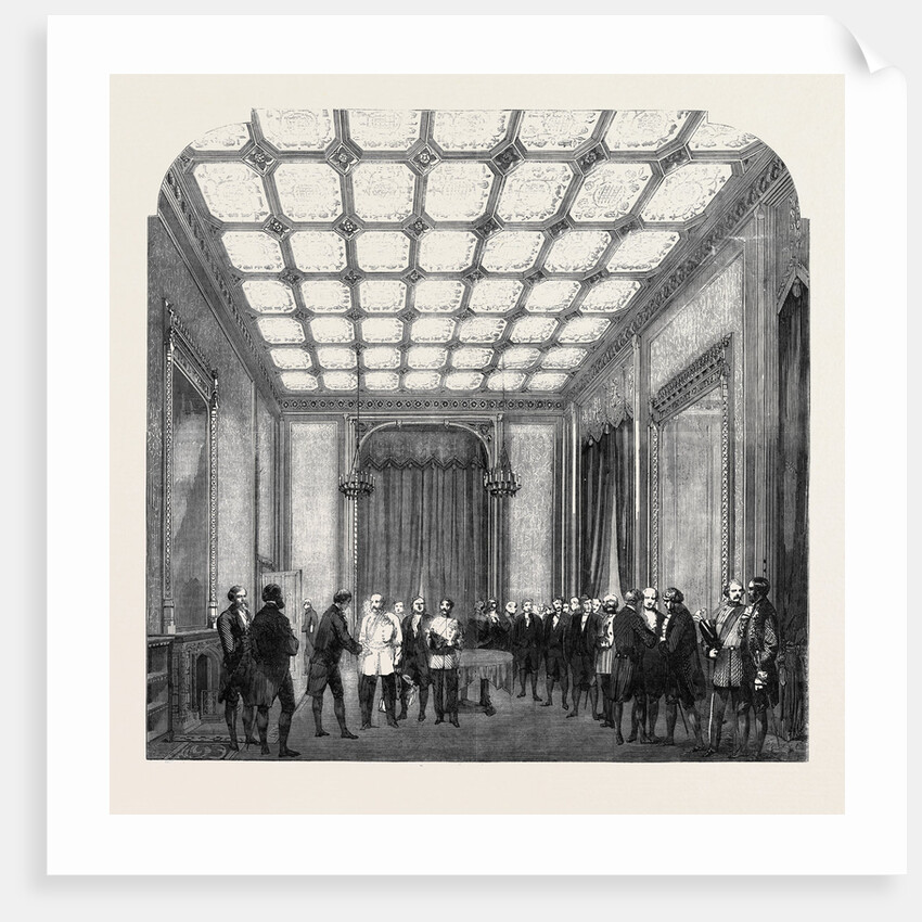 The Speaker's Levee in the Morning Room of His Residence at the New Palace of Westminster by Anonymous
