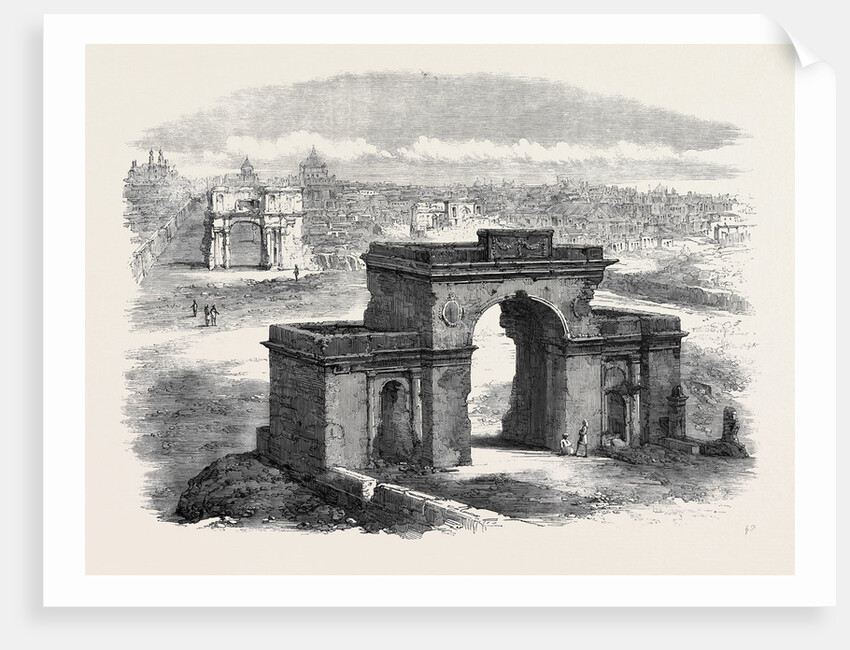 The Bailey Guard Gate Lucknow by Anonymous